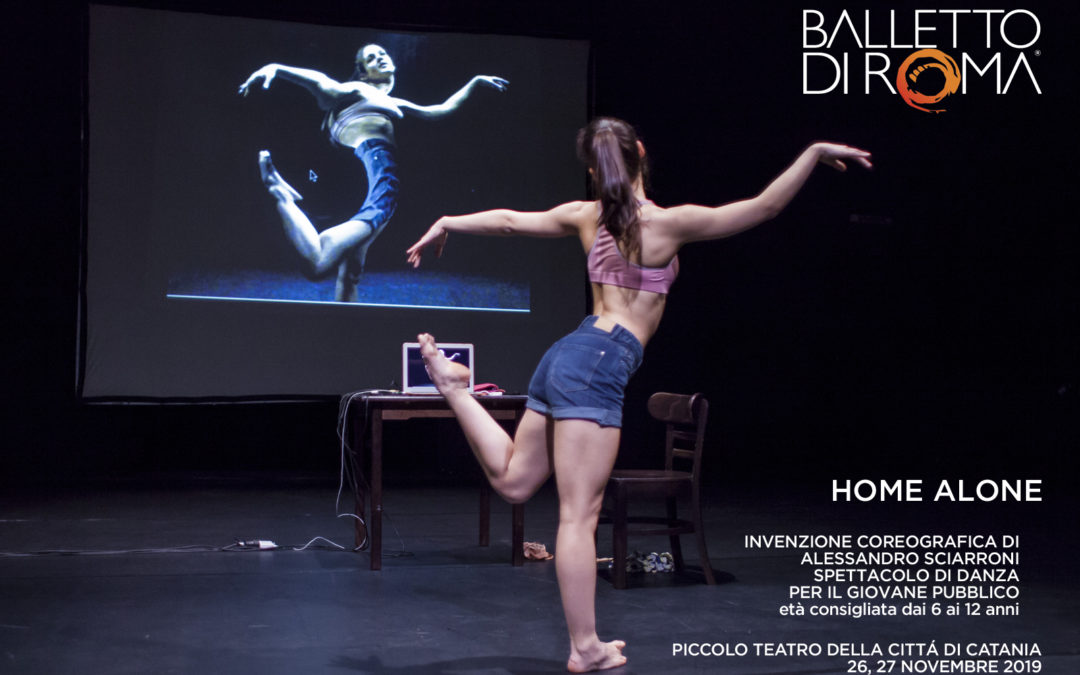 Home alone, il Balletto di Roma a Catania con lo spettacolo interattivo per il giovane pubblico e laboratorio per docenti