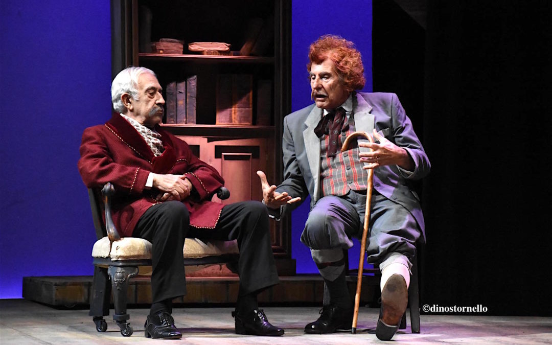 Filippo Mancuso e Don Lollò, il 21 e 22 dicembre due date al Teatro Brancati per la pièce di Camilleri e Dipasquale con Tuccio Musumeci e Pippo Pattavina